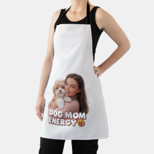  Dog Mom Energy - trendy dog mom design  Apron