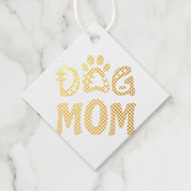 Dog Mom Favour Tags (Front)