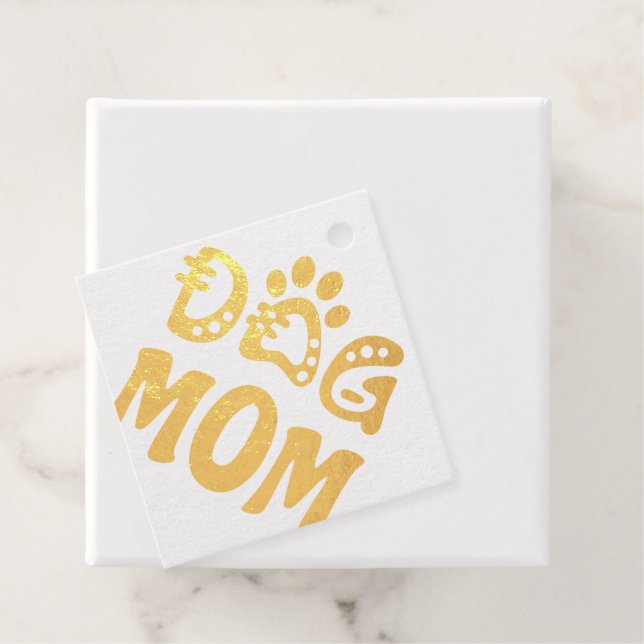 Dog Mom Favour Tags (With Box)