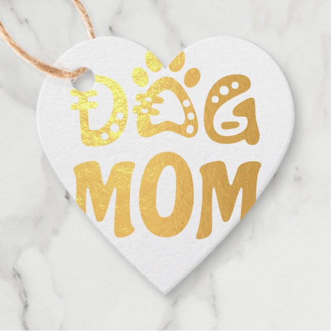 Dog Mom Favour Tags (Front)