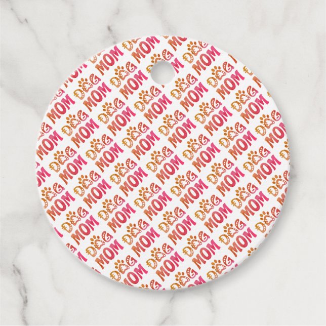 Dog Mom Favour Tags (Front)