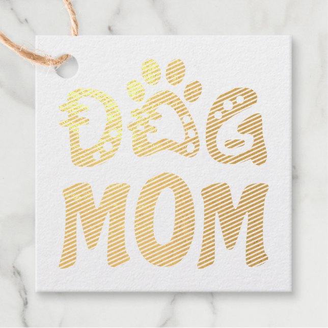 Dog Mom Favour Tags (Front)