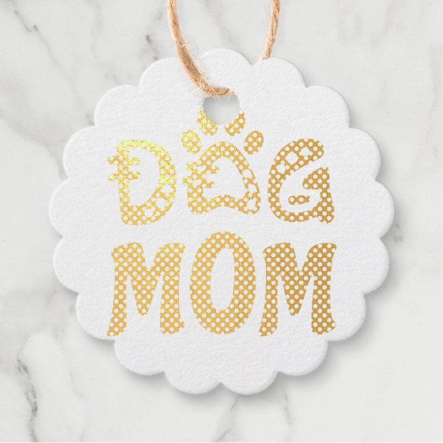 Dog Mom Favour Tags (Front)