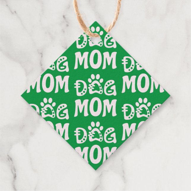 Dog Mom Favour Tags (Back)