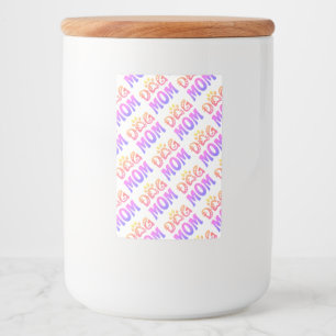 Dog Mom Food Label