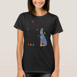 Dog Mom Forever Human Doberman Mama Confession Lo T-Shirt