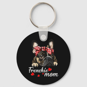 Dog Mom French Bulldog Mom Love Mother's Day Keychain