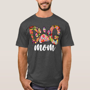 Dog Mom Funny Dog Paw Graphic Print for Women T-Shirt