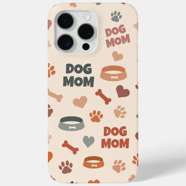 Dog Mom Funny Gift Case-Mate iPhone Case (Back)