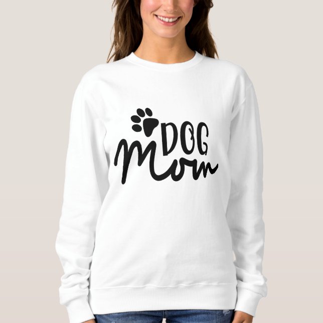 Dog Mom-Funny Sweatshirt (Front)