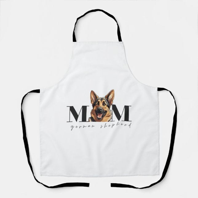 Dog Mom GERMAN SHEPHERD DOG Classic T-Shirt Apron (Front)