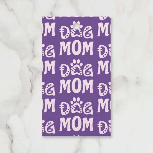 Dog Mom Gift Tags (Back)
