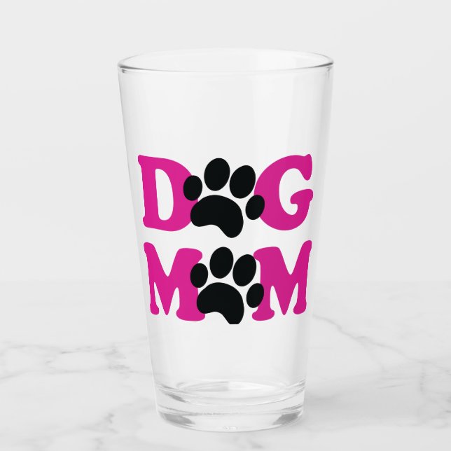 Dog Mom Glass (Front)