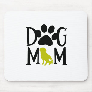 Dog Mom Golden Retriever Mouse Pad