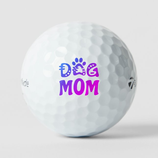 Dog Mom Golf Balls (Front)