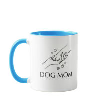 Dog Mom Hand & Paw