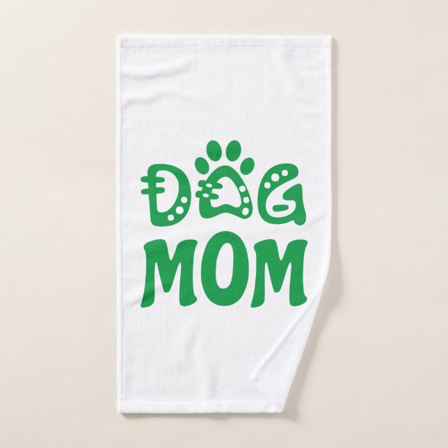 Dog Mom Hand Towel (Hand Towel)