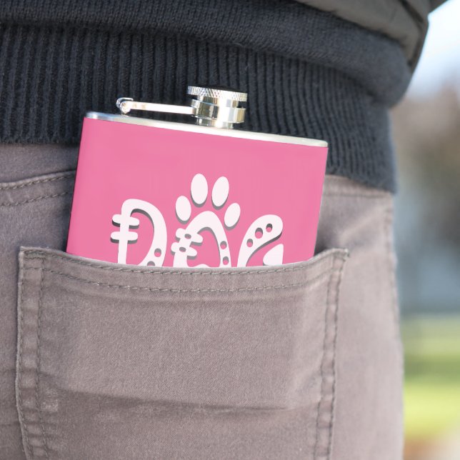Dog Mom Hip Flask (In Situ)