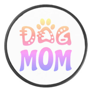 Dog Mom Hockey Puck