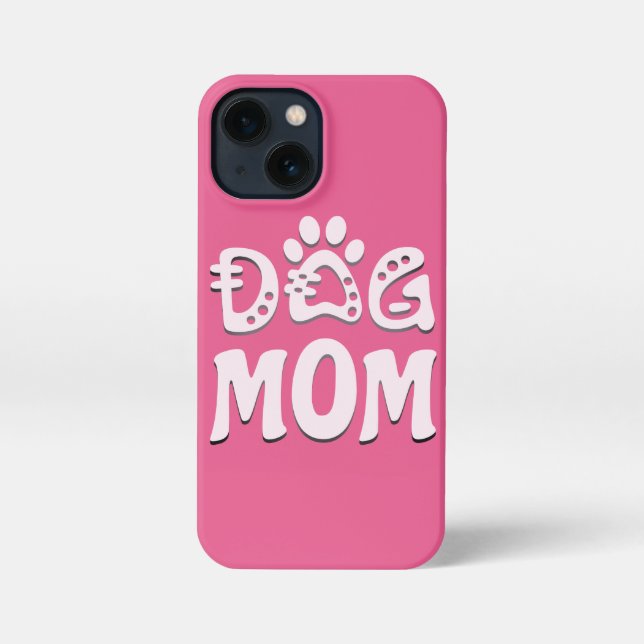 Dog Mom iPhone Case (Back)