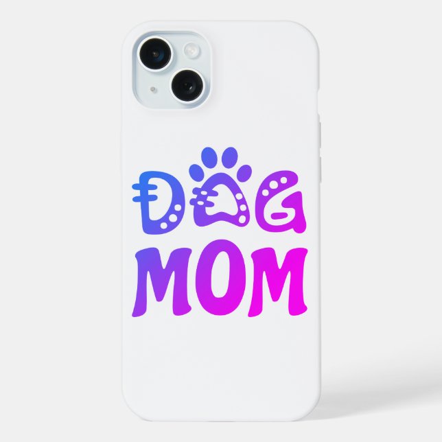 Dog Mom iPhone Case (Back)