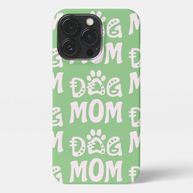 Dog Mom iPhone Case (Back)
