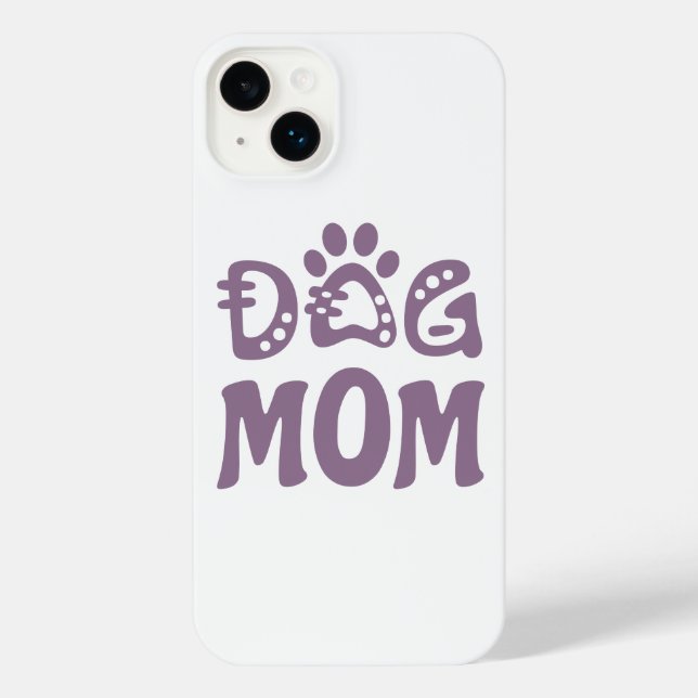 Dog Mom iPhone Case (Back)