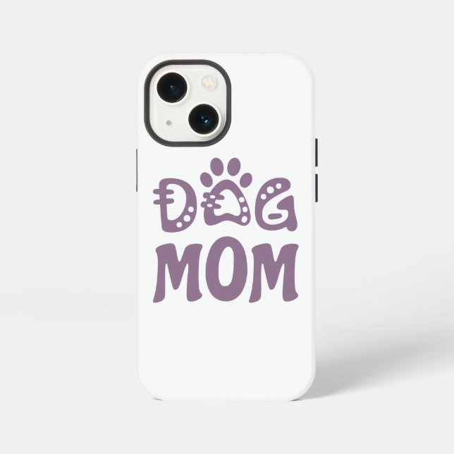 Dog Mom iPhone Case (Back)