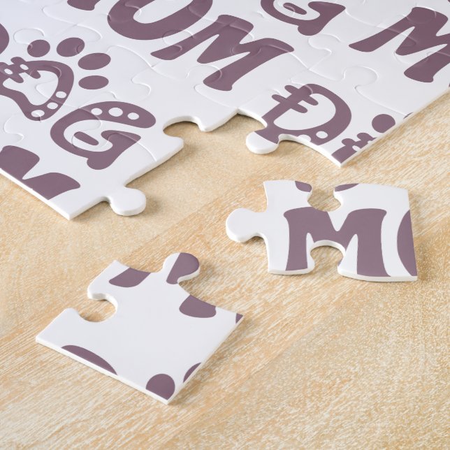 Dog Mom Jigsaw Puzzle (Side)