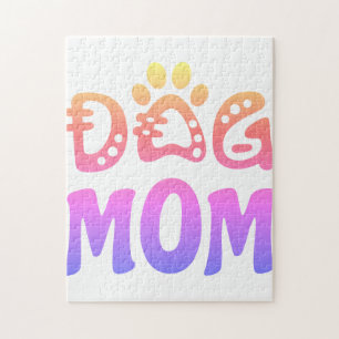 Dog Mom Jigsaw Puzzle