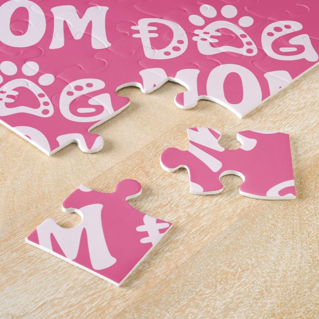 Dog Mom Jigsaw Puzzle (Side)