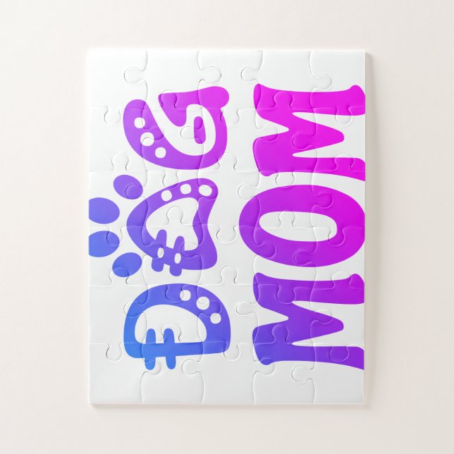 Dog Mom Jigsaw Puzzle (Vertical)