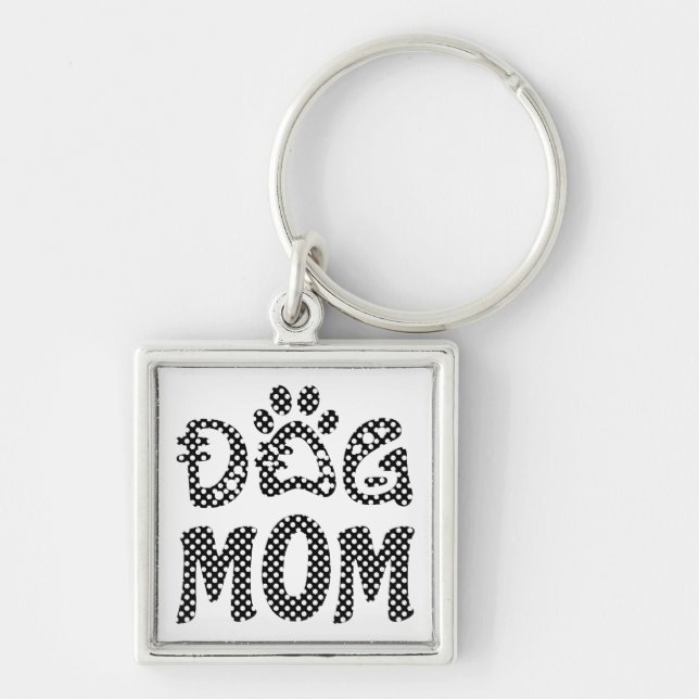 Dog Mom Keychain (Front)