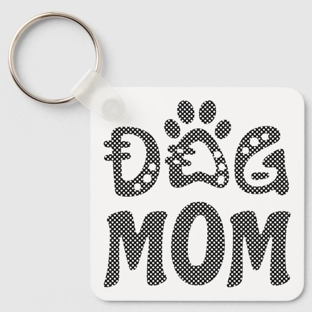 Dog Mom Keychain (Front)