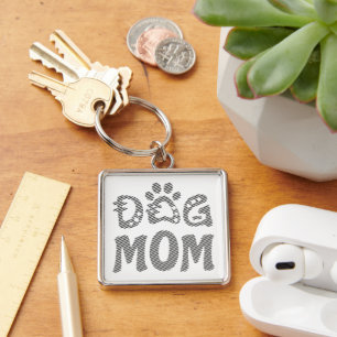 Dog Mom Keychain