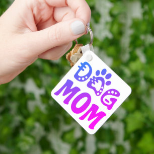 Dog Mom Keychain