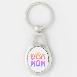 Dog Mom Keychain