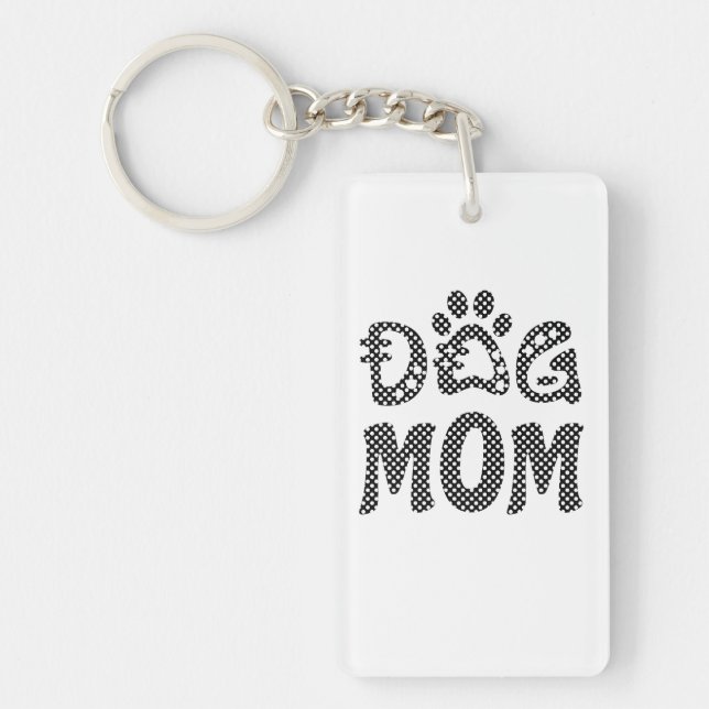 Dog Mom Keychain (Front)