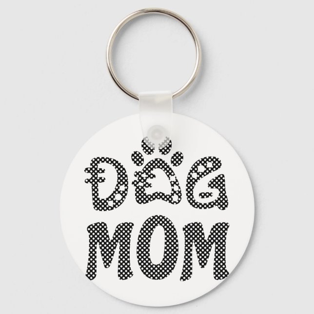 Dog Mom Keychain (Front)
