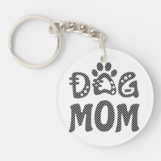 Dog Mom Keychain (Front)