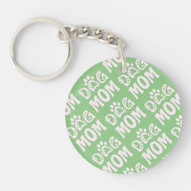 Dog Mom Keychain (Front)