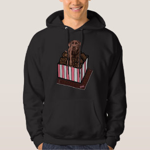 Dog Mom Lab Fitted Scoop Hoodie