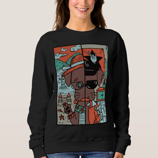 Dog Mom Lab Sweatshirt (Front)