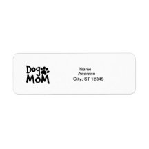 Dog Mom label