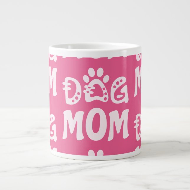 Dog Mom Large Coffee Mug (Front)