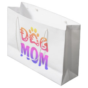 Dog Mom Large Gift Bag