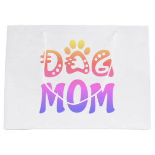 Dog Mom Large Gift Bag