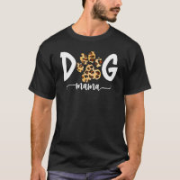 Dog Mom  Leopard Paw Print Fur Mama Mother s Day