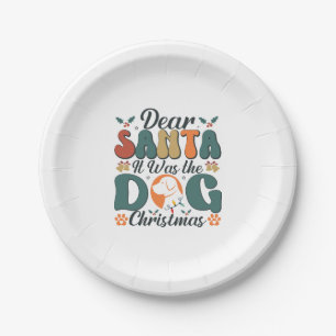 Dog Mom Life Paper Plate