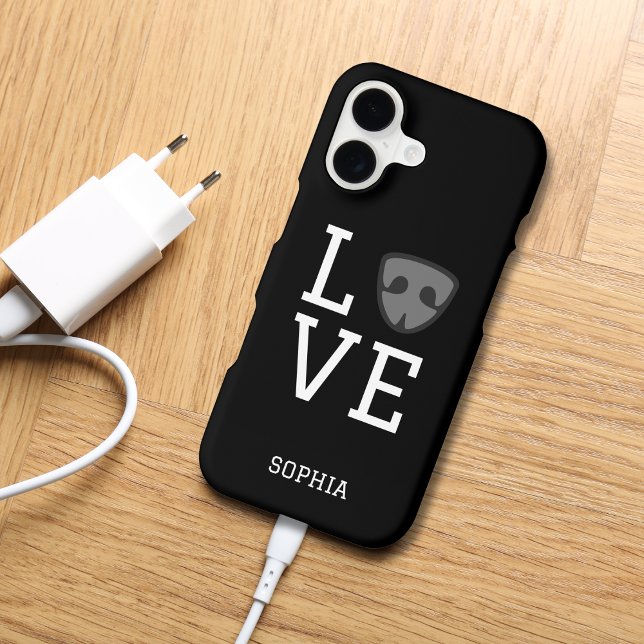 Dog Mom Love Cute Pet Personalized  (Créateur téléchargé)